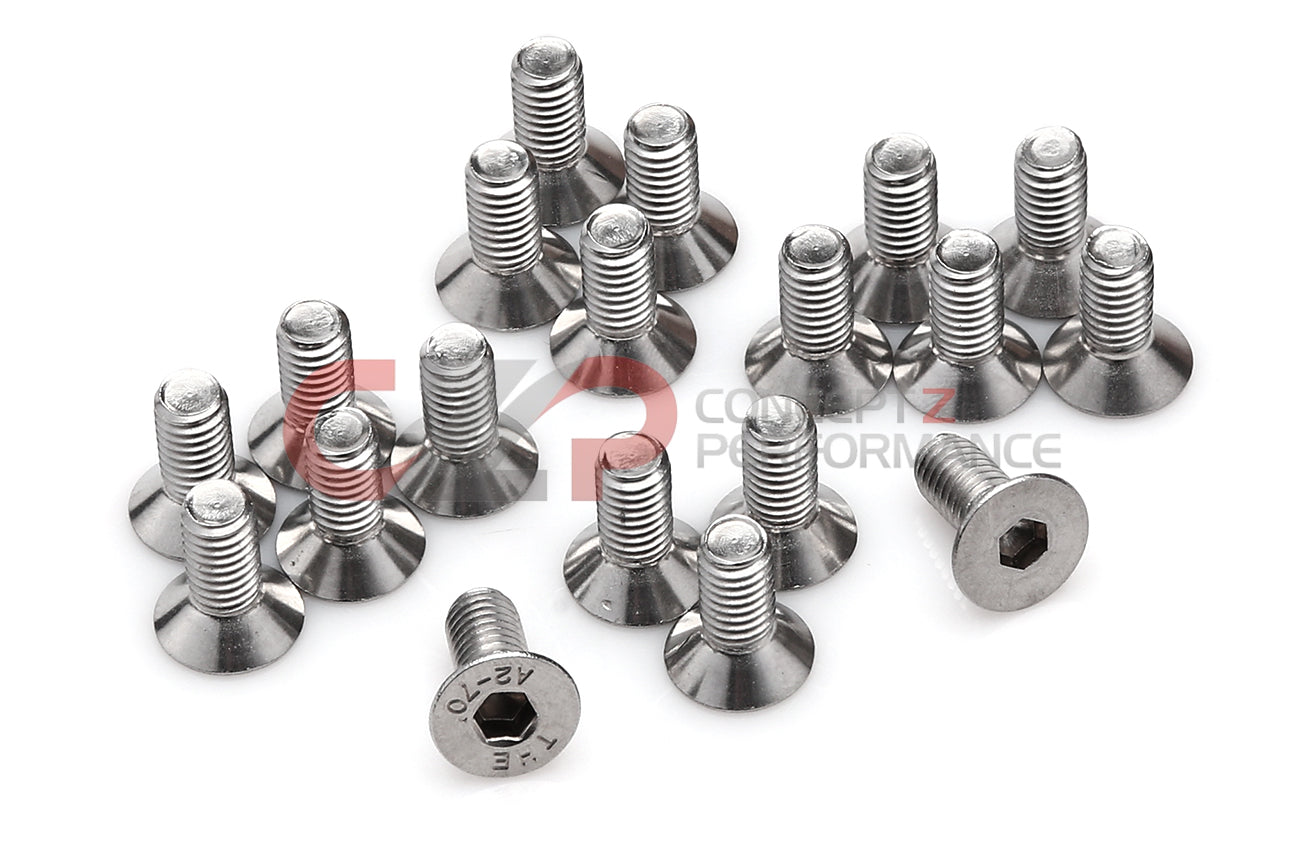 CZP Rear Timing Cover Oil Gallery Gasket Set with Replacement Allen Bolts, VQ35HR VQ37VHR - Nissan 350Z 370Z / Infiniti G35 G37 Q40 Q50 Q60 Q70 M37 FX35 FX37 QX70