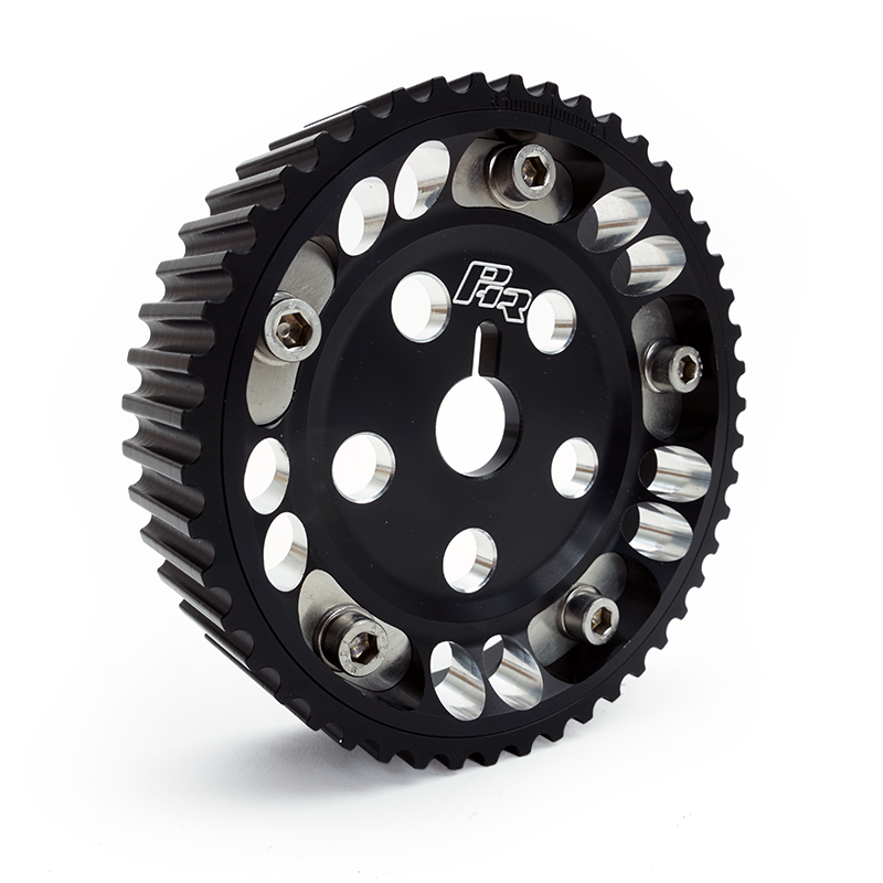 PHR Billet Adjustable Locking Cam Gear for 2JZ/1JZ Engines Black