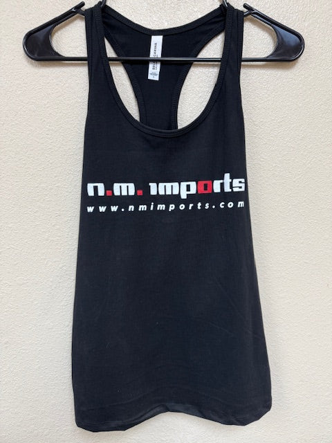 Women's N.M. Imports Racerback Tank (Black)