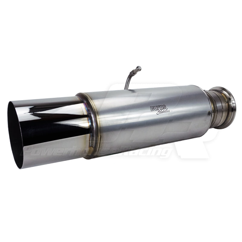 PHR 4.0" Stainless Exhaust for MKIV Supra, Featuring Burns Muffler