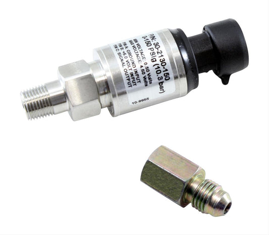 AEM 150 PSIg Oil Fuel Pressure Stainless Sensor Kit 1/8NPT -4