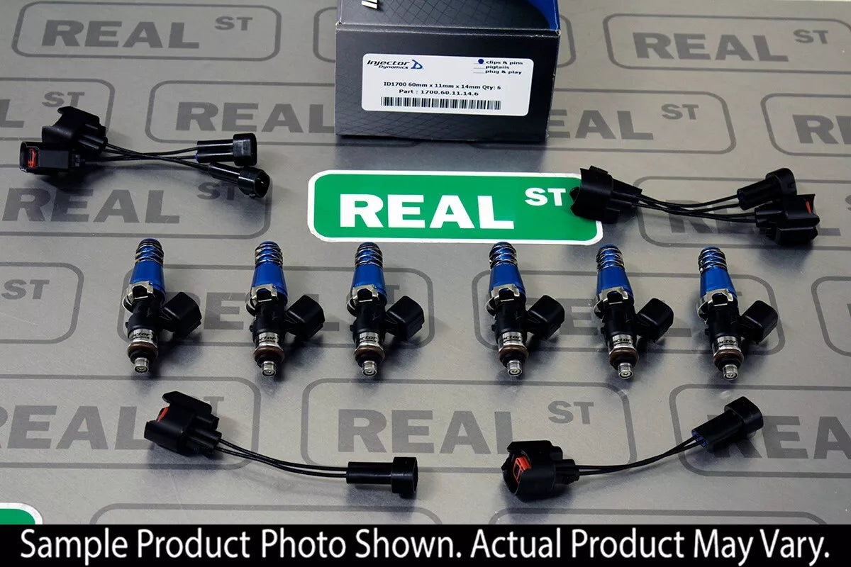 Injector Dynamics ID1750 ID1750X 1728cc Injectors & PNP Adapaters 2JZ 2JZ-GTE 2JZGTE Supra Mk4 14mm