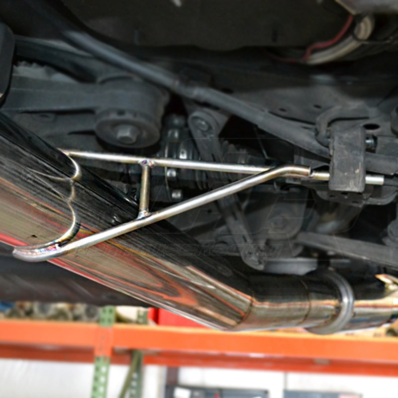 PHR 4.0" Stainless Exhaust for MKIV Supra, Featuring Burns Muffler